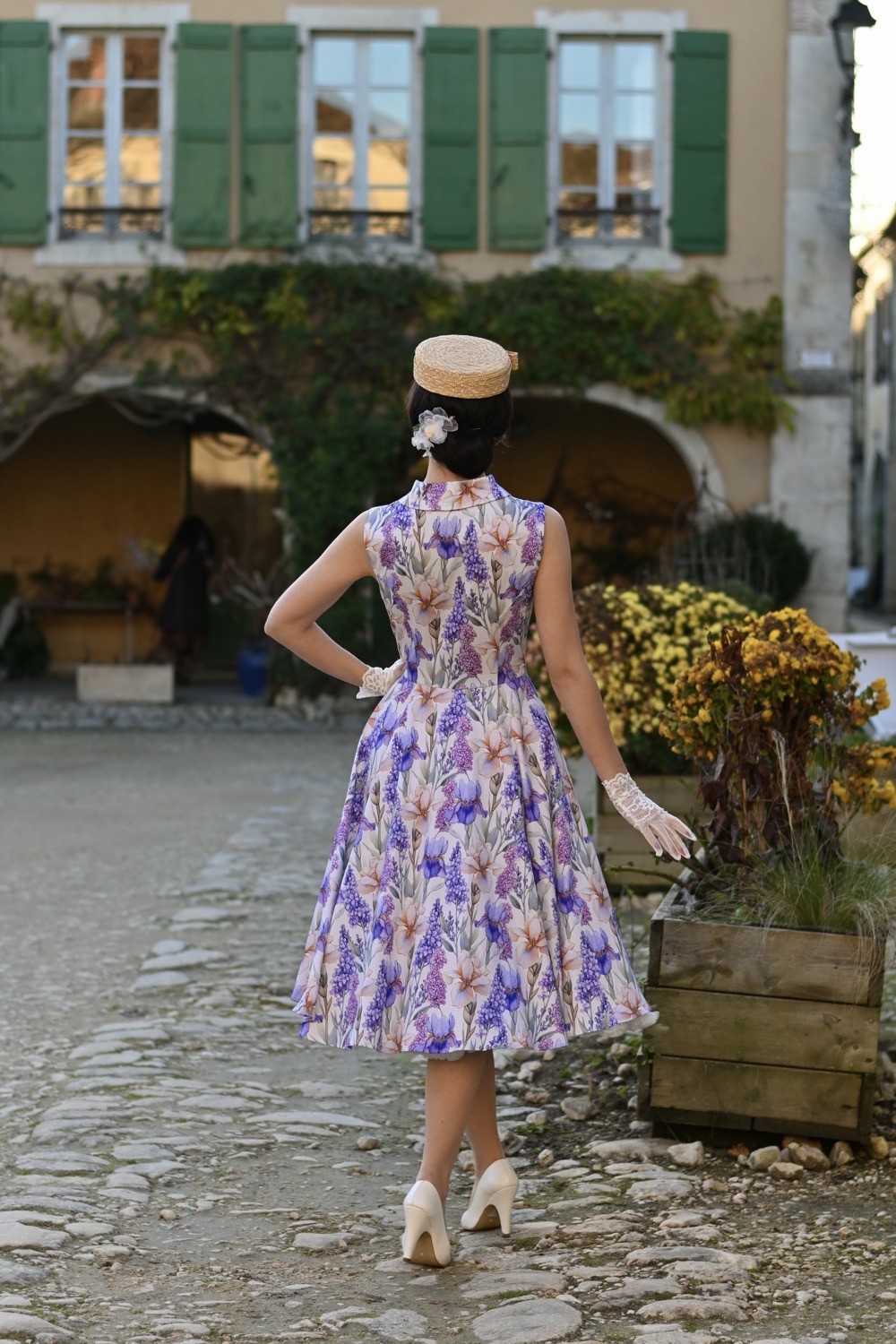 Lavender Fields Shirt Dress